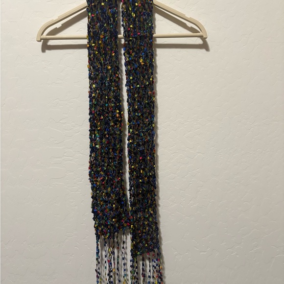 Colorful Knit Scarf - Picture 2 of 5